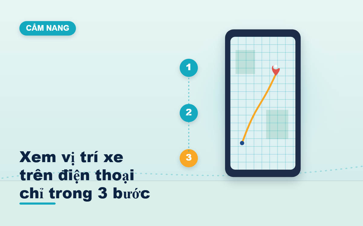 Hướng dẫn xem vị trí xe trên điện thoại chỉ trong 3 bước